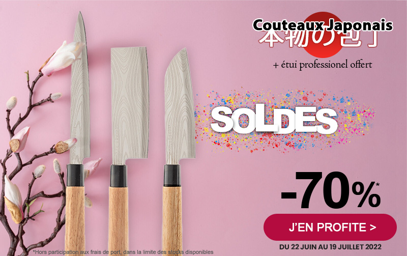 Recevez vos couteaux Japonais à -70%